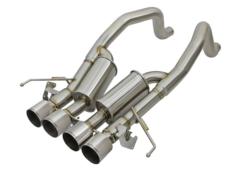 aFe MACHForce XP 3in-2 1/2in Axle Back 304SS Exhaust w/ Polished Tips 15-17 Chevy Corvette Z06 aFe MACHForce XP 3in-2 1/2in Axle Back 304SS Exhaust w/ Polished Tips 15-17 Chevy Corvette Z06
