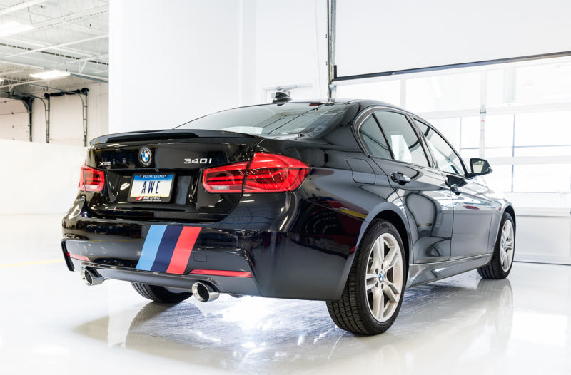 AWE Tuning BMW F3X 340i Touring Edition Axle-Back Exhaust - Diamond Black Tips (102mm) AWE Tuning BMW F3X 340i Touring Edition Axle-Back Exhaust - Diamond Black Tips (102mm)