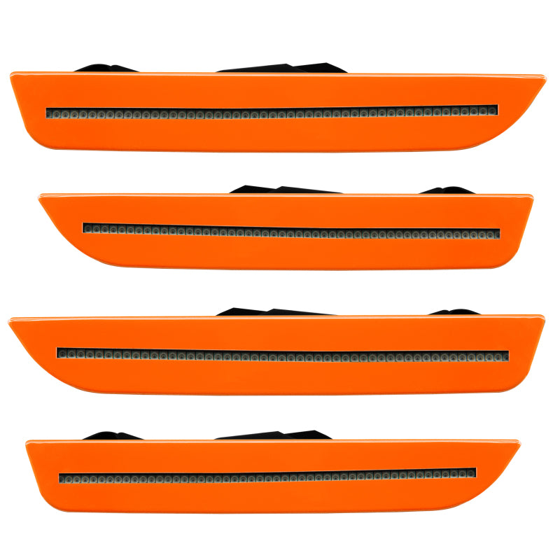 Oracle 10-14 Ford Mustang Concept Sidemarker Set - Tinted - Competition Orange (CY) Oracle 10-14 Ford Mustang Concept Sidemarker Set - Tinted - Competition Orange (CY)