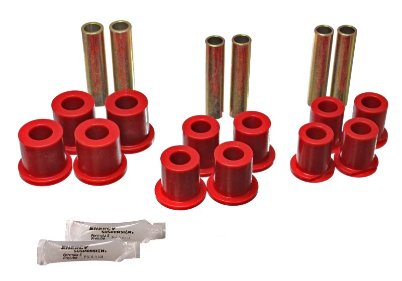 Energy Suspension Spring Bushings - Red Energy Suspension Spring Bushings - Red