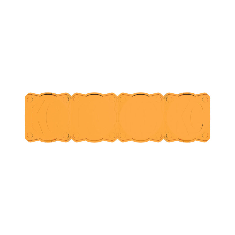 KC HiLiTES FLEX ERA LED Light Bar 10in. Light Shield - Amber (SHIELD ONLY) KC HiLiTES FLEX ERA LED Light Bar 10in. Light Shield - Amber (SHIELD ONLY)