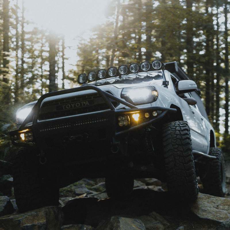 KC HiLiTES FLEX ERA 3 Dual Mode SAE Fog Lights - 2-Light Master Kit for Toyota Aftermarket Bumper KC HiLiTES FLEX ERA 3 Dual Mode SAE Fog Lights - 2-Light Master Kit for Toyota Aftermarket Bumper