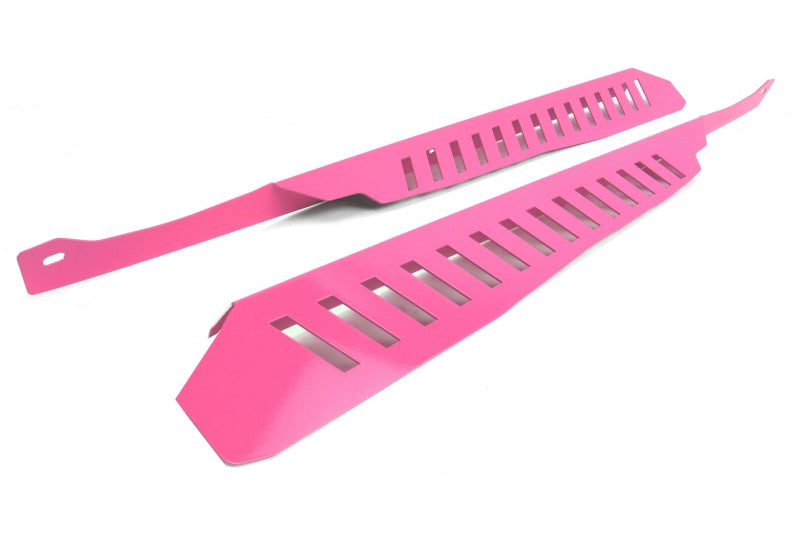 Perrin 08-14 Subaru WRX/STI Fender Shroud Set - Hyper Pink Perrin 08-14 Subaru WRX/STI Fender Shroud Set - Hyper Pink
