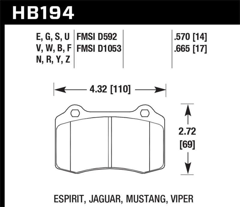 Hawk 00-05 Ferrari 360 3.6L DTC-60 Race Front Brake Pads Hawk 00-05 Ferrari 360 3.6L DTC-60 Race Front Brake Pads