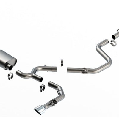 Borla 22-23 Hyundai Elantra N 2.0L 4 CYL. Turbo AT/MT ATAK Catback Exhaust Bright Chrome