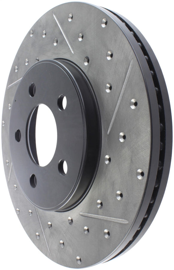 StopTech 03-09 Lincoln Town Car / 03-09 Mercury Grand Marquis Front Left Slotted & Drilled Rotor StopTech 03-09 Lincoln Town Car / 03-09 Mercury Grand Marquis Front Left Slotted & Drilled Rotor