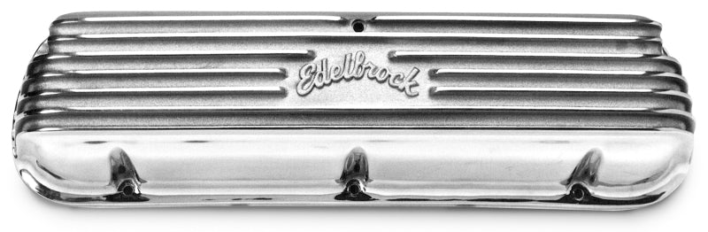 Edelbrock Valve Cover Classic Series Ford 1962-95 221 351W V8 Polshed Edelbrock Valve Cover Classic Series Ford 1962-95 221 351W V8 Polshed