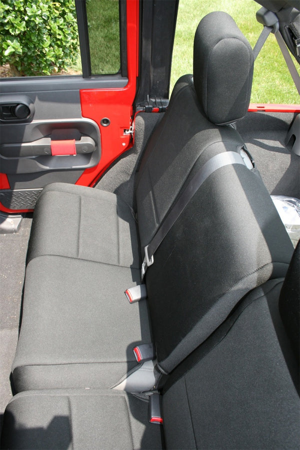 Rugged Ridge Neoprene Rear Seat Cover 07-18 Jeep Wrangler JKU Rugged Ridge Neoprene Rear Seat Cover 07-18 Jeep Wrangler JKU