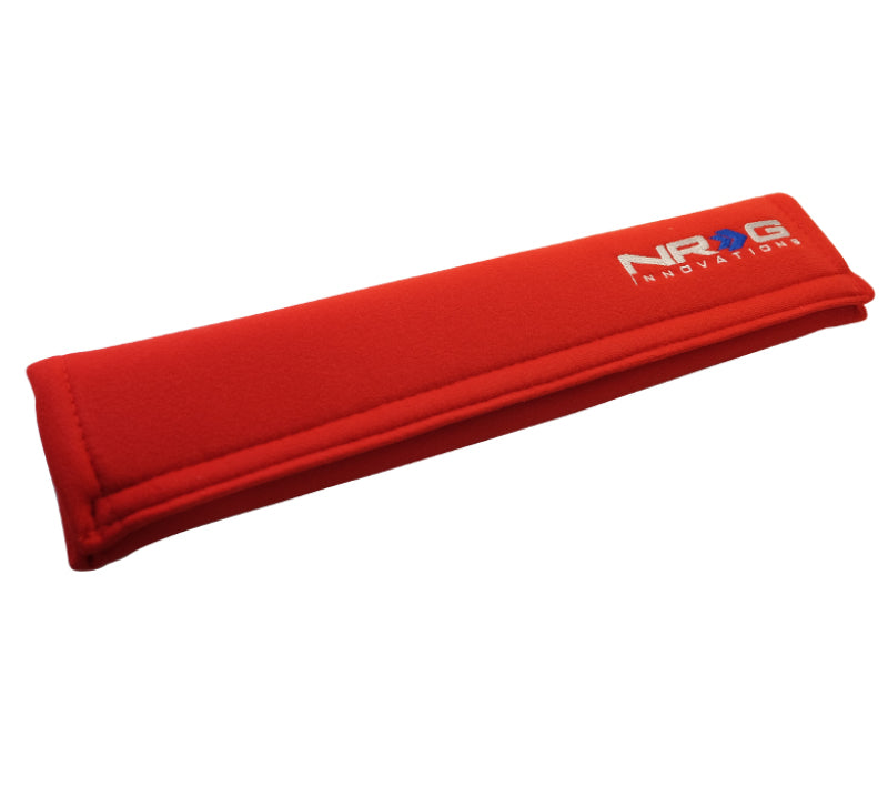 NRG Seat Belt Pads 3.5in. W x 17.3in. L (Red) Long - 1pc NRG Seat Belt Pads 3.5in. W x 17.3in. L (Red) Long - 1pc