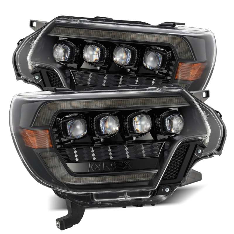 AlphaRex 12-15 Toyota Tacoma NOVA LED Proj Headlights Plank Alpha Blk w/Activ Light/Seq Signal/DRL AlphaRex 12-15 Toyota Tacoma NOVA LED Proj Headlights Plank Alpha Blk w/Activ Light/Seq Signal/DRL