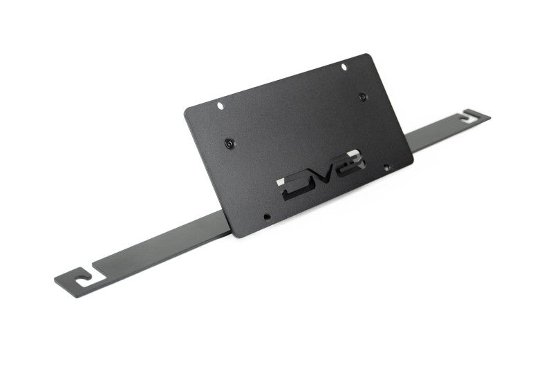 DV8 Offroad 2021 Ford Bronco Capable Bumper Slanted Front License Plate Mount DV8 Offroad 2021 Ford Bronco Capable Bumper Slanted Front License Plate Mount
