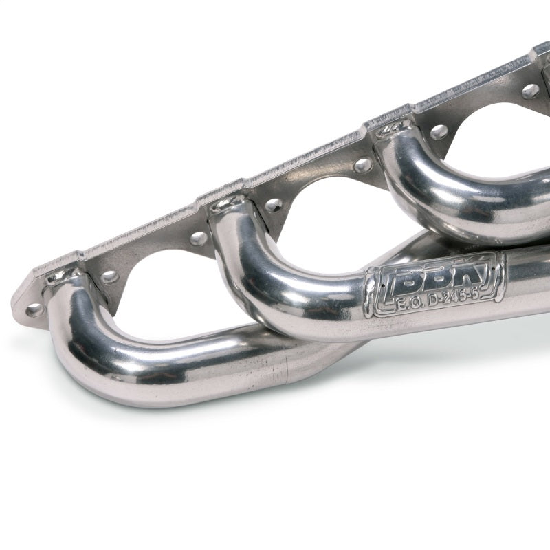 BBK 79-93 Mustang 351 Swap Shorty Unequal Length Exhaust Headers - 1-5/8 Silver Ceramic BBK 79-93 Mustang 351 Swap Shorty Unequal Length Exhaust Headers - 1-5/8 Silver Ceramic