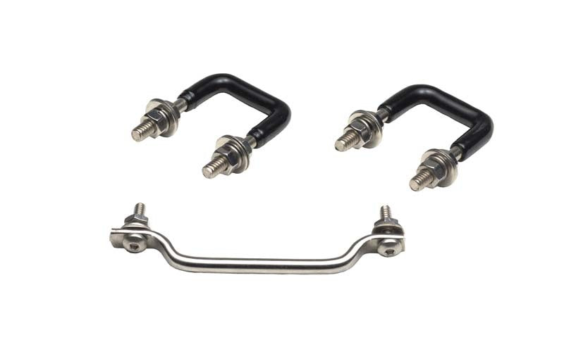 Kentrol 87-95 Jeep Wrangler YJ Windshield Tie Down Kit - Polished Silver Kentrol 87-95 Jeep Wrangler YJ Windshield Tie Down Kit - Polished Silver