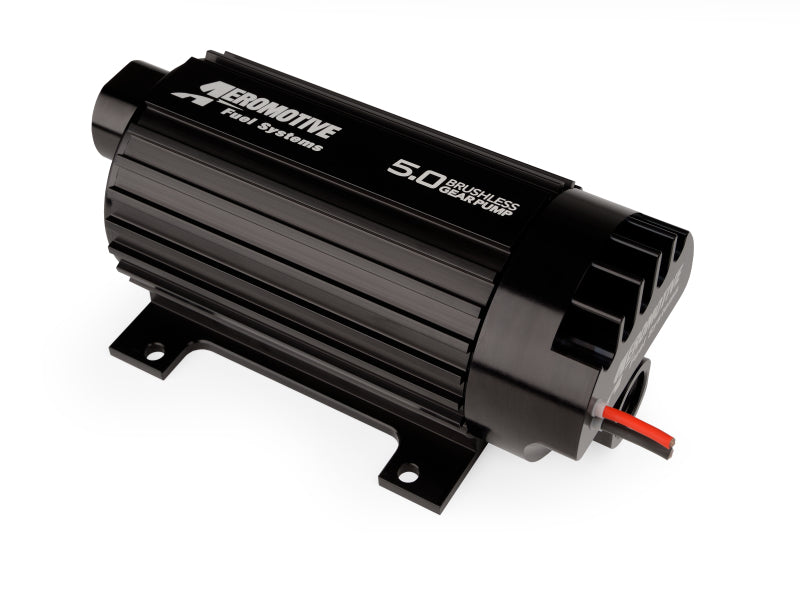 Aeromotive 5.0 Brushless Spur Gear External Fuel Pump - In-Line - 5gpm Aeromotive 5.0 Brushless Spur Gear External Fuel Pump - In-Line - 5gpm