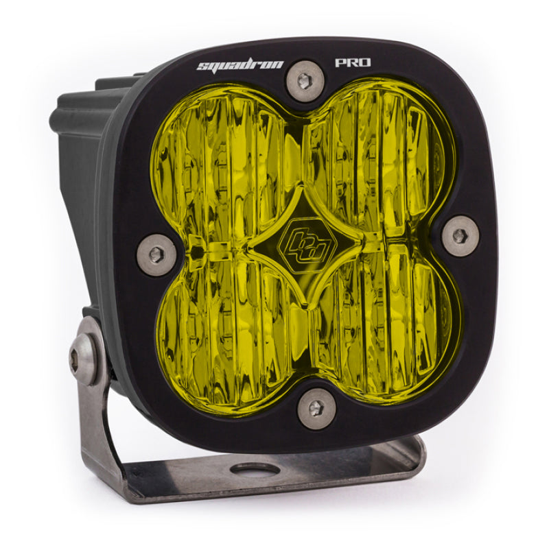 Baja Designs Squadron Pro Black Wide Cornering Pattern LED Light Pod - Amber Baja Designs Squadron Pro Black Wide Cornering Pattern LED Light Pod - Amber