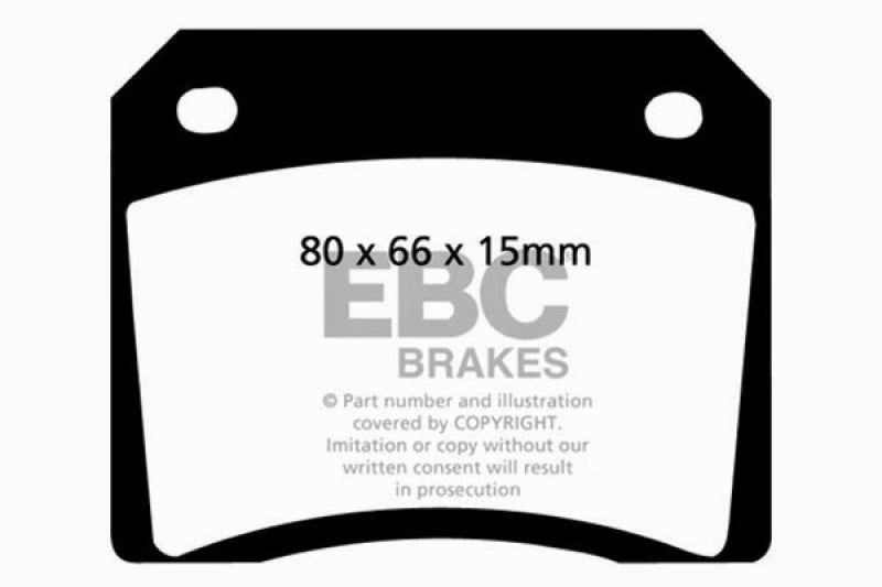 EBC 67-74 Ac 428 7.0 Greenstuff Rear Brake Pads EBC 67-74 Ac 428 7.0 Greenstuff Rear Brake Pads