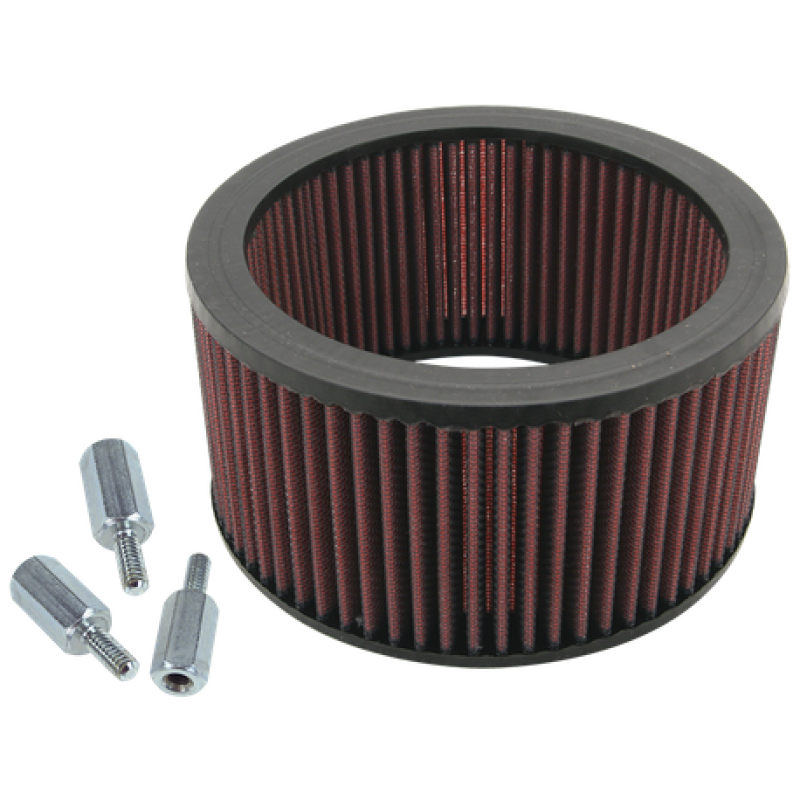 S&S Cycle Super E/G Carbs High Flow Air Filter Kit w/ Spacers For S&S Teardrop Air Cleaner S&S Cycle Super E/G Carbs High Flow Air Filter Kit w/ Spacers For S&S Teardrop Air Cleaner