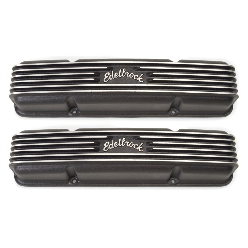 Edelbrock Valve Cover Classic Series Chevrolet 1959-1986 262-400 CI V8 Black Edelbrock Valve Cover Classic Series Chevrolet 1959-1986 262-400 CI V8 Black