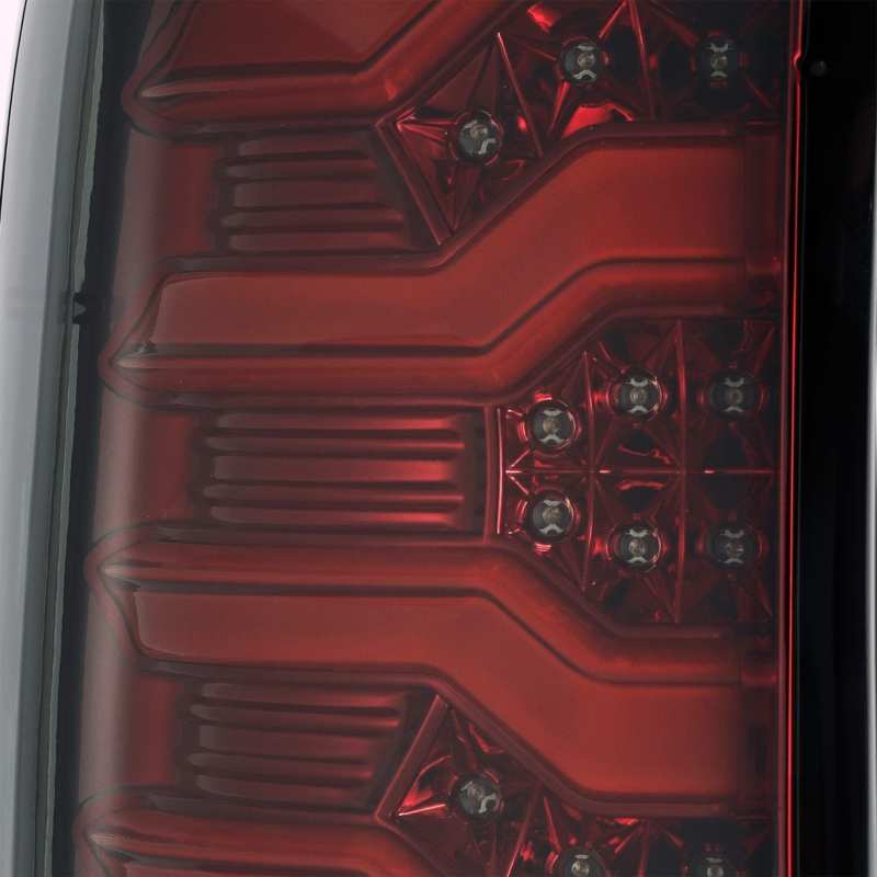AlphaRex 14-18 Chevrolet Silverado 1500 PRO-Series LED Tail Lights Red Smoke AlphaRex 14-18 Chevrolet Silverado 1500 PRO-Series LED Tail Lights Red Smoke