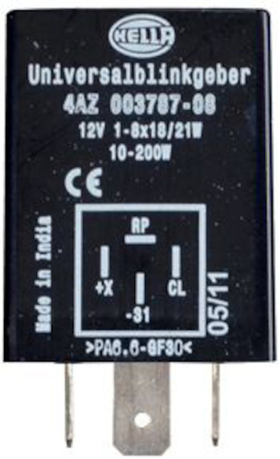 Hella Flasher 12V 4 Pin Bkt 10200W Hella Flasher 12V 4 Pin Bkt 10200W