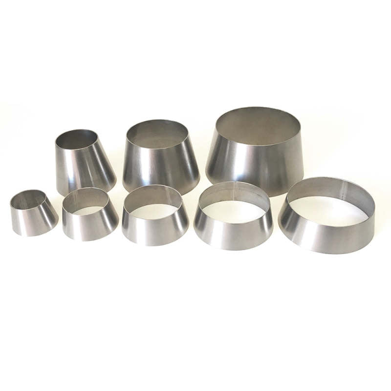 Ticon Industries 1-3/16in OAL 2.5in to 3.0in Titanium Transition Reducer Cone 1.2mm Thickness Ticon Industries 1-3/16in OAL 2.5in to 3.0in Titanium Transition Reducer Cone 1.2mm Thickness