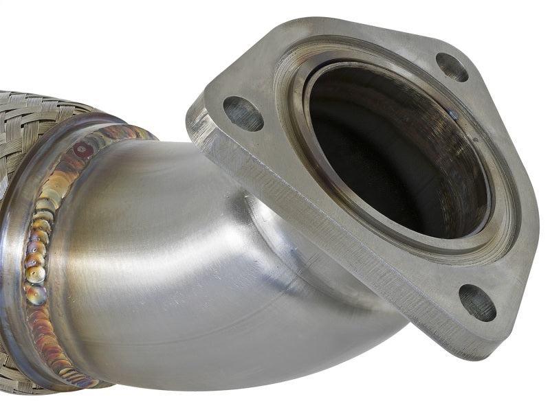 aFe Twisted Steel 3in Rear Down-Pipe/Mid Pipe 2017+ Honda Civic Type R I4 2.0L (t) aFe Twisted Steel 3in Rear Down-Pipe/Mid Pipe 2017+ Honda Civic Type R I4 2.0L (t)