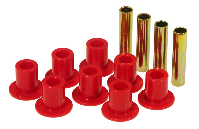 Prothane 87-96 Jeep Front Spring & Shackle Bushings - Red Prothane 87-96 Jeep Front Spring & Shackle Bushings - Red
