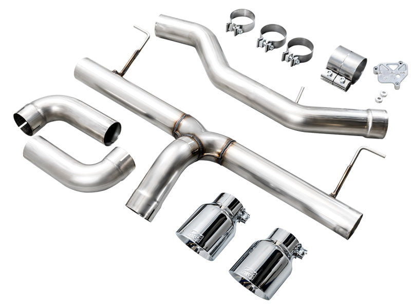 AWE 19-23 BMW 330i / 21-23 BMW 430i Base G2X Track Edition Axle Back Exhaust - Chrome Silver AWE 19-23 BMW 330i / 21-23 BMW 430i Base G2X Track Edition Axle Back Exhaust - Chrome Silver