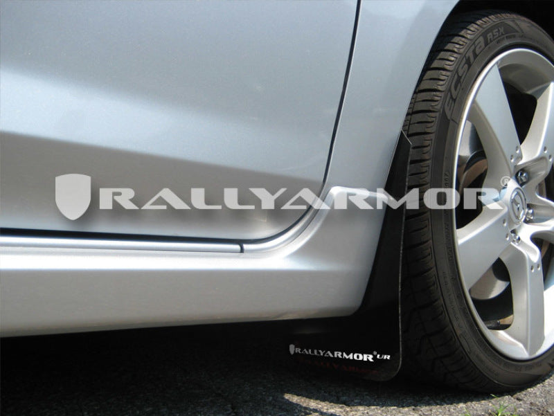 Rally Armor 04-09 Mazda3/Speed3 Black UR Mud Flap w/ White Logo Rally Armor 04-09 Mazda3/Speed3 Black UR Mud Flap w/ White Logo