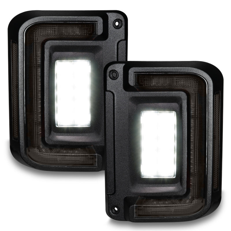 Oracle 07-17 Jeep Wrangler JK Flush Mount LED Tail Lights - Tinted SEE WARRANTY Oracle 07-17 Jeep Wrangler JK Flush Mount LED Tail Lights - Tinted SEE WARRANTY