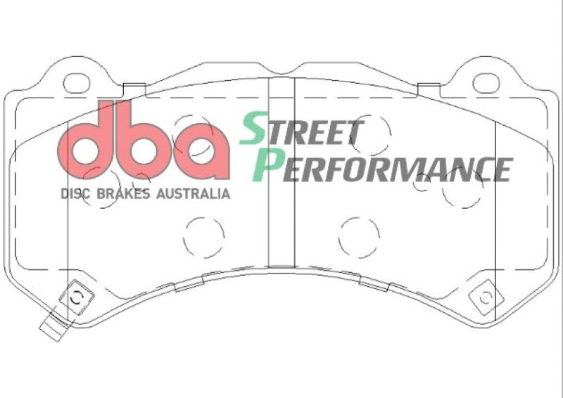 DBA 07-22 Nissan GT-R R35 Front Street Performance Brake Pad Kit DBA 07-22 Nissan GT-R R35 Front Street Performance Brake Pad Kit