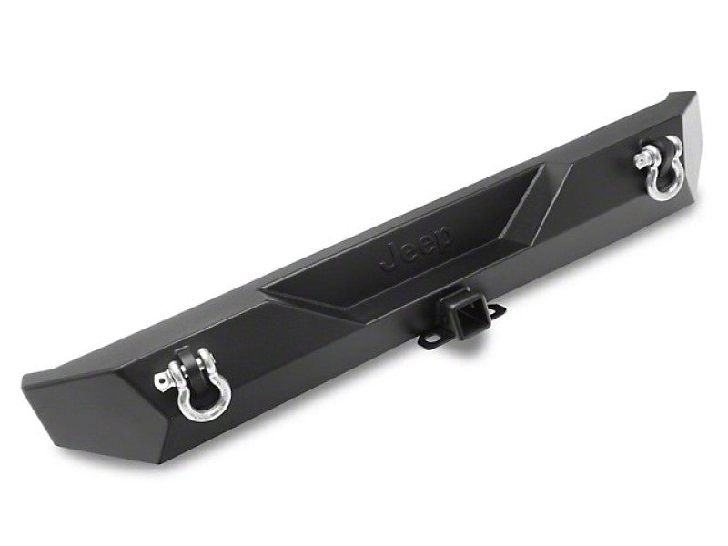 Officially Licensed Jeep 87-06 Jeep Wrangler YJ/TJ Trail Force HD Rear Bumper w/ Jeep Logo Officially Licensed Jeep 87-06 Jeep Wrangler YJ/TJ Trail Force HD Rear Bumper w/ Jeep Logo