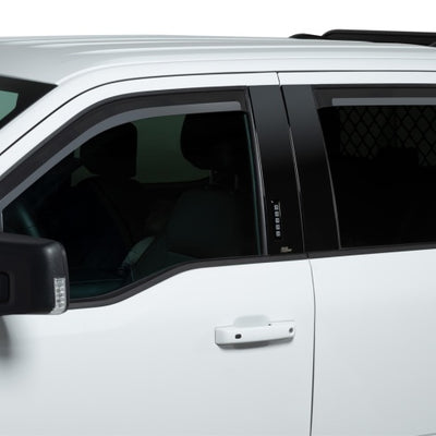 Putco 20-21 Jeep Gladiator - (Set of 2) Element Matte Black Window Visors (Front Only)