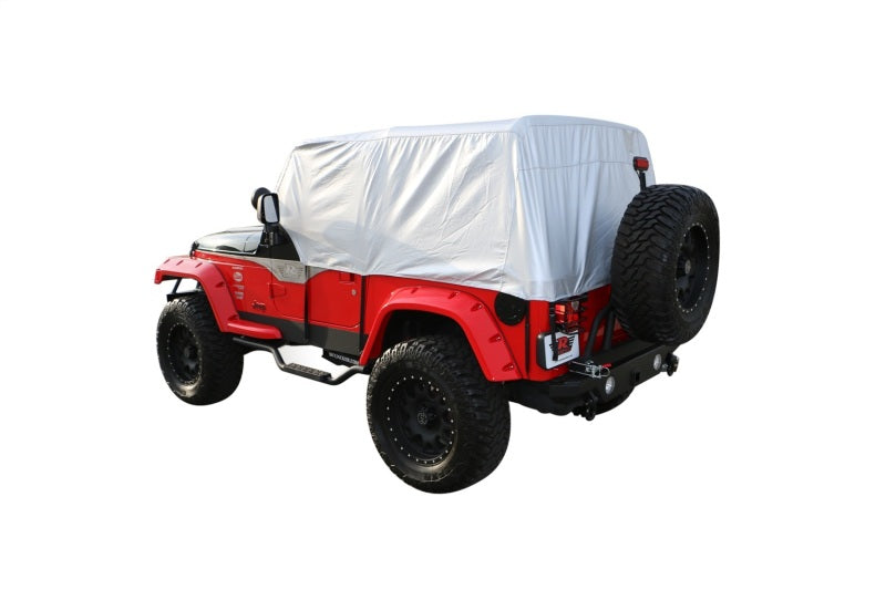 Rampage 1992-1995 Jeep Wrangler(YJ) Cab Cover Multiguard - Silver Rampage 1992-1995 Jeep Wrangler(YJ) Cab Cover Multiguard - Silver