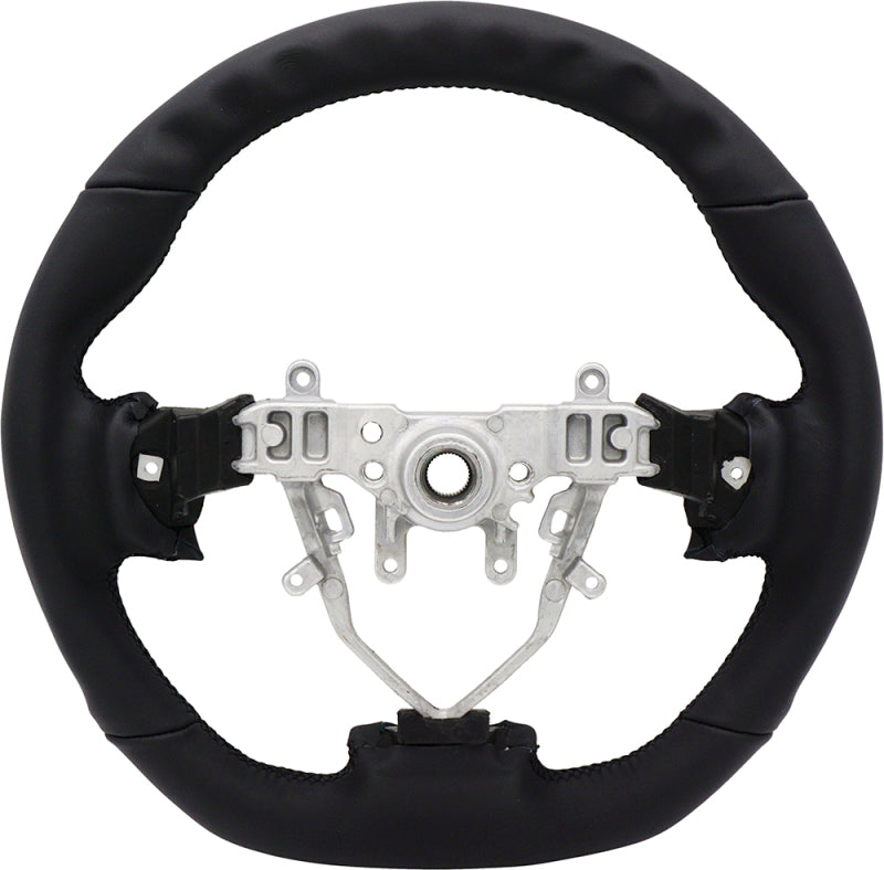 BLOX Racing 08-14 Subaru Leather Steering Wheel Black Stitching BLOX Racing 08-14 Subaru Leather Steering Wheel Black Stitching