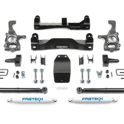 Fabtech 09-13 Ford F150 4WD 4in Basic Sys w/Perf Shks