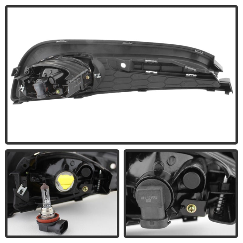 Spyder Honda Civic 2013-2014 4dr OEM Fog Light W/Switch Yellow FL-HC2013-4D-Y Spyder Honda Civic 2013-2014 4dr OEM Fog Light W/Switch Yellow FL-HC2013-4D-Y