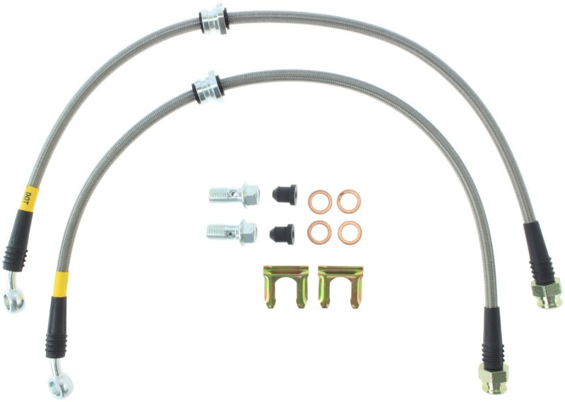 StopTech 04-07 STi Stainless Steel Rear Brake Lines StopTech 04-07 STi Stainless Steel Rear Brake Lines