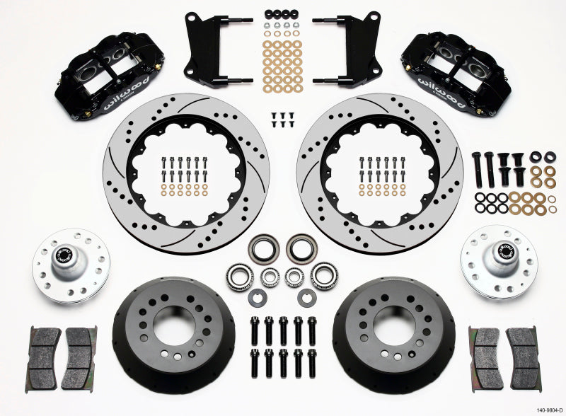 Wilwood Narrow Superlite 6R Front Hub Kit 14.00in Drilled 67-69 Camaro 64-72 Nova Chevelle Wilwood Narrow Superlite 6R Front Hub Kit 14.00in Drilled 67-69 Camaro 64-72 Nova Chevelle