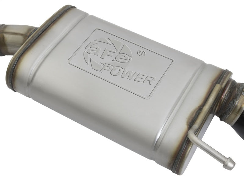 aFe MACHForce XP 2.5in 409 Stainless Axle Back Exhaust w/ Black Tips 15-17 Ford Mustang I4-2.3L (t) aFe MACHForce XP 2.5in 409 Stainless Axle Back Exhaust w/ Black Tips 15-17 Ford Mustang I4-2.3L (t)