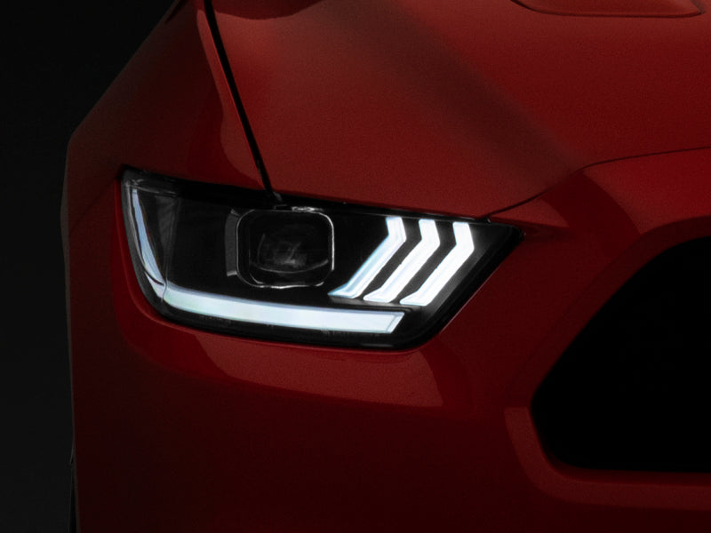 Raxiom 15-17 Ford Mustang GT350 GT500 LED Projector Headlights- Blk Housing (Clear Lens) Raxiom 15-17 Ford Mustang GT350 GT500 LED Projector Headlights- Blk Housing (Clear Lens)
