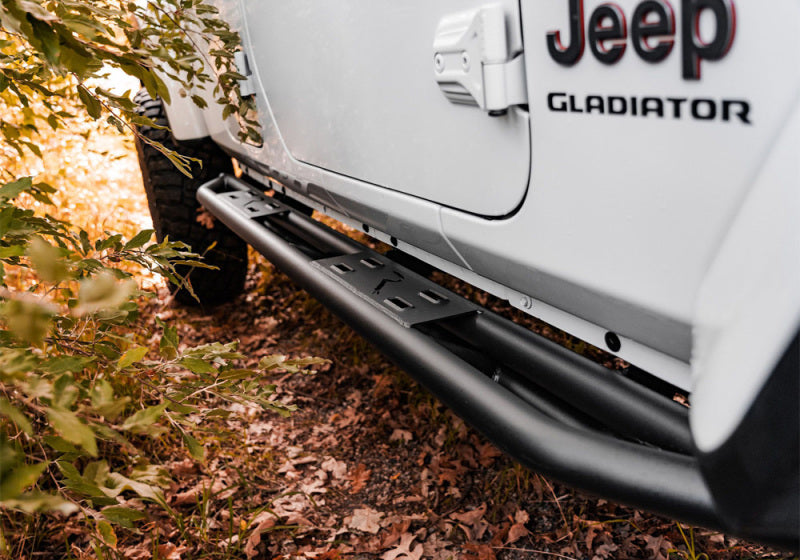 Rampage 20-22 Jeep Gladiator SRS Sidebar Rock Crawler Steps - Black Rampage 20-22 Jeep Gladiator SRS Sidebar Rock Crawler Steps - Black