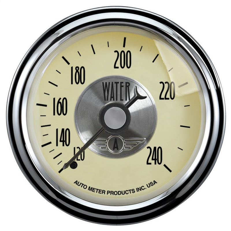 Autometer Prestige Series 52mm 120-240 Deg F Mechanical Water Temperature Gauge Autometer Prestige Series 52mm 120-240 Deg F Mechanical Water Temperature Gauge