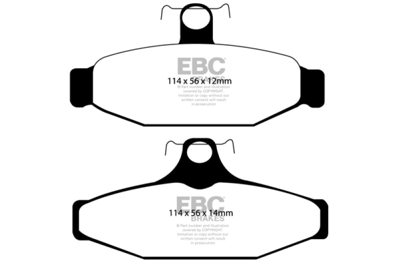 EBC 85-88 Chevrolet Camaro (3rd Gen) 2.8 (Performance Package) Greenstuff Rear Brake Pads EBC 85-88 Chevrolet Camaro (3rd Gen) 2.8 (Performance Package) Greenstuff Rear Brake Pads