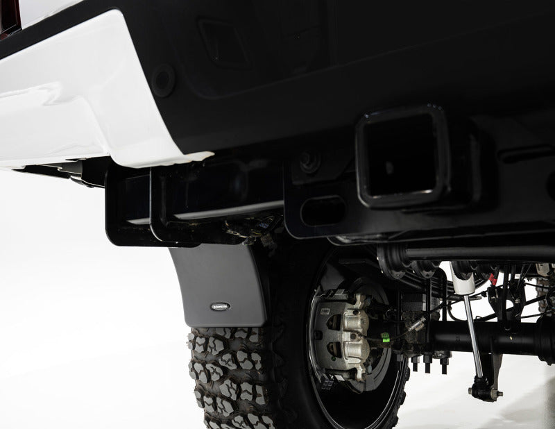 Bushwacker 14-21 Toyota Tundra Trail Armor Rear Mud Flaps (Fits Pocket Style Flare) Bushwacker 14-21 Toyota Tundra Trail Armor Rear Mud Flaps (Fits Pocket Style Flare)