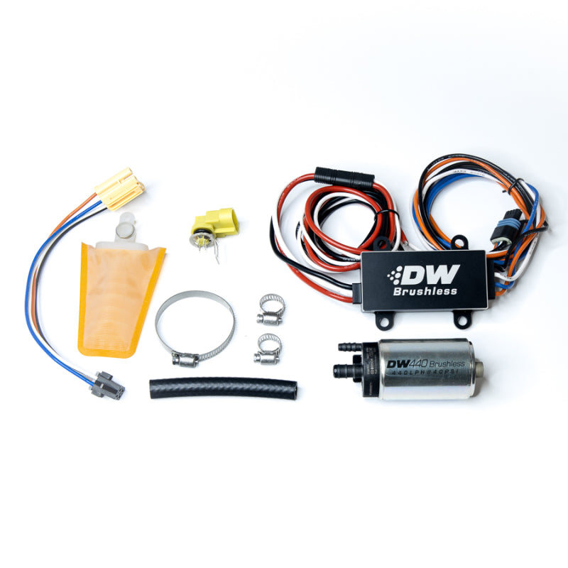DeatschWerks DW440 440lph Brushless Fuel Pump Single/Dual Controller w/ Install Kit 93-07 Subaru WRX DeatschWerks DW440 440lph Brushless Fuel Pump Single/Dual Controller w/ Install Kit 93-07 Subaru WRX