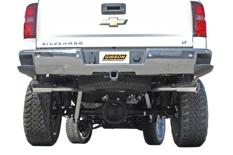Gibson 15-18 Chevrolet Silverado 1500 LS 5.3L 3in/2.25in Cat-Back Dual Extreme Exhaust - Aluminized Gibson 15-18 Chevrolet Silverado 1500 LS 5.3L 3in/2.25in Cat-Back Dual Extreme Exhaust - Aluminized