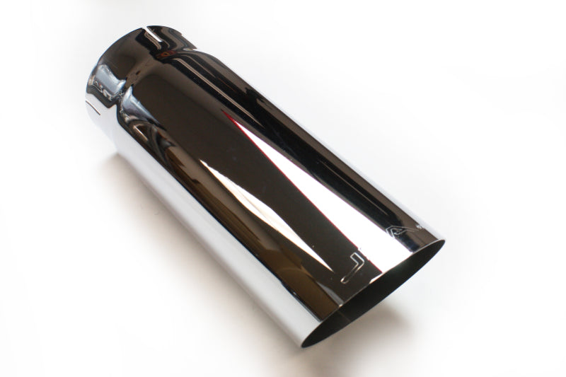 JBA 4in x 4.5in x 12in Angle Cut Chrome Plated Exhaust Tip JBA 4in x 4.5in x 12in Angle Cut Chrome Plated Exhaust Tip