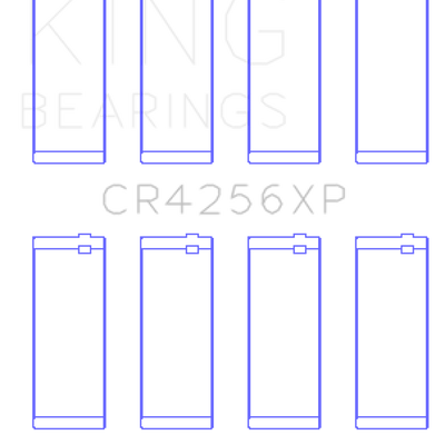King Engine Bearings 03-05 Dodge Neon SRT4 2.4L Performance Rod Bearing Set - Size +0.25mm