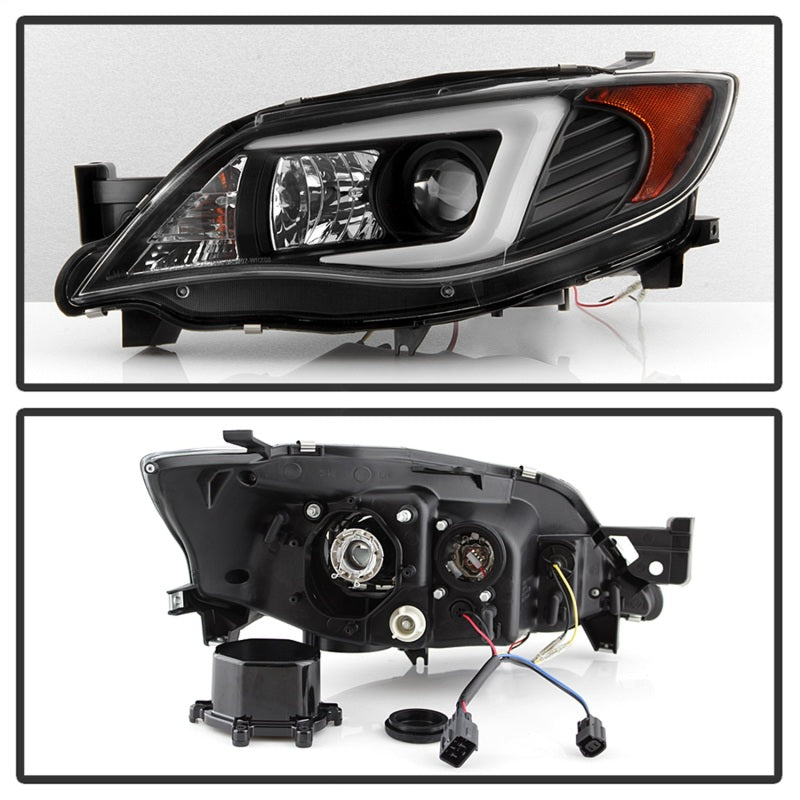 Spyder Subaru WRX 08-09 Projector Headlights - HID Model Only - Black PRO-YD-SWRX08-HID-LBDRL-BK Spyder Subaru WRX 08-09 Projector Headlights - HID Model Only - Black PRO-YD-SWRX08-HID-LBDRL-BK